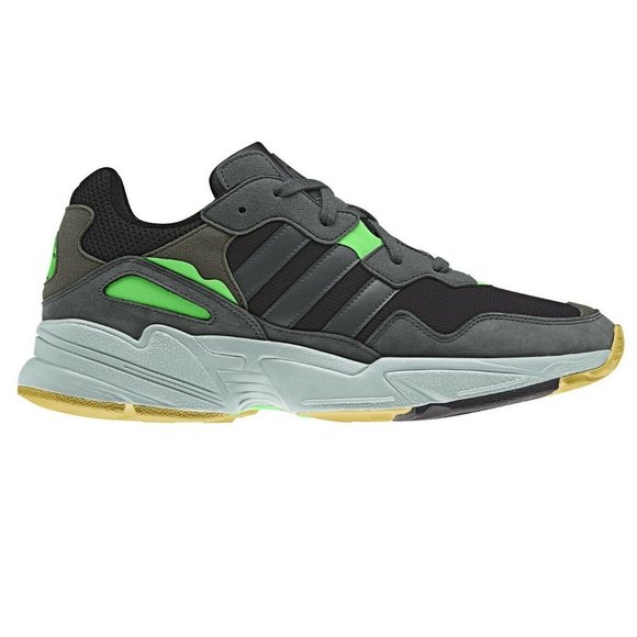 adidas Other - Adidas Originals Yung 96 Core Black Ivy Green Ochre Mens Sneakers F35018